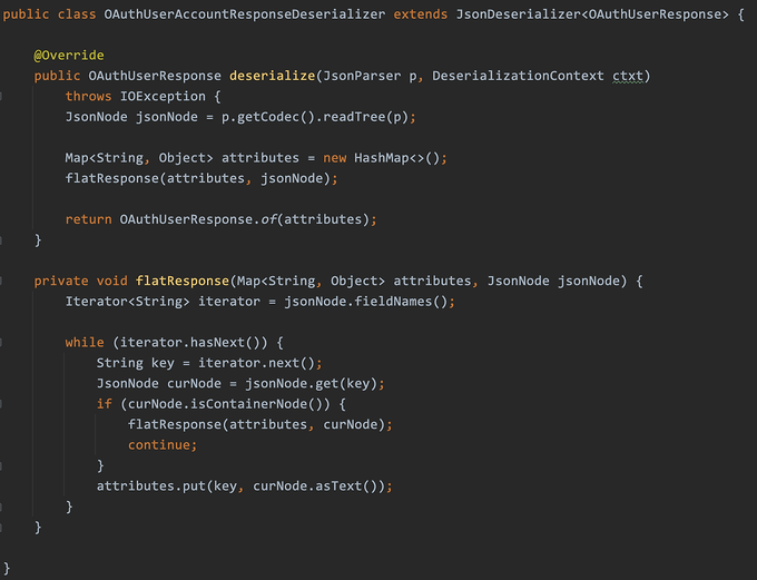 FeignClient의 응답을 처리할 Deserializer