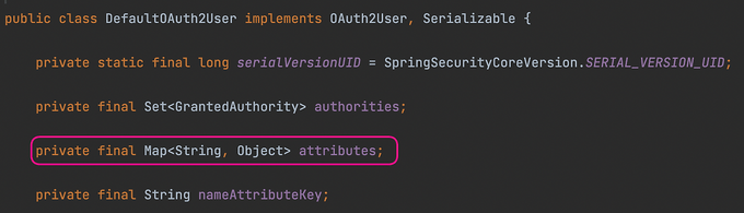 DefaultOAuth2User
